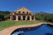 Classic rustic style house with views over the coast, mountains and the Mediterranean Sea, Marbella Club Golf Resort, Benahavis