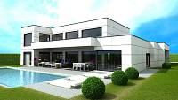 Contemporary styled villa to be built in a favoured position in Marbella within easy reach of all the facilities of Marbella Town and Puerto Banus