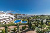 Very spacious family 3 bedroom apartment in a gated community with garden and pools on the Golden Mile and short distance from the beach